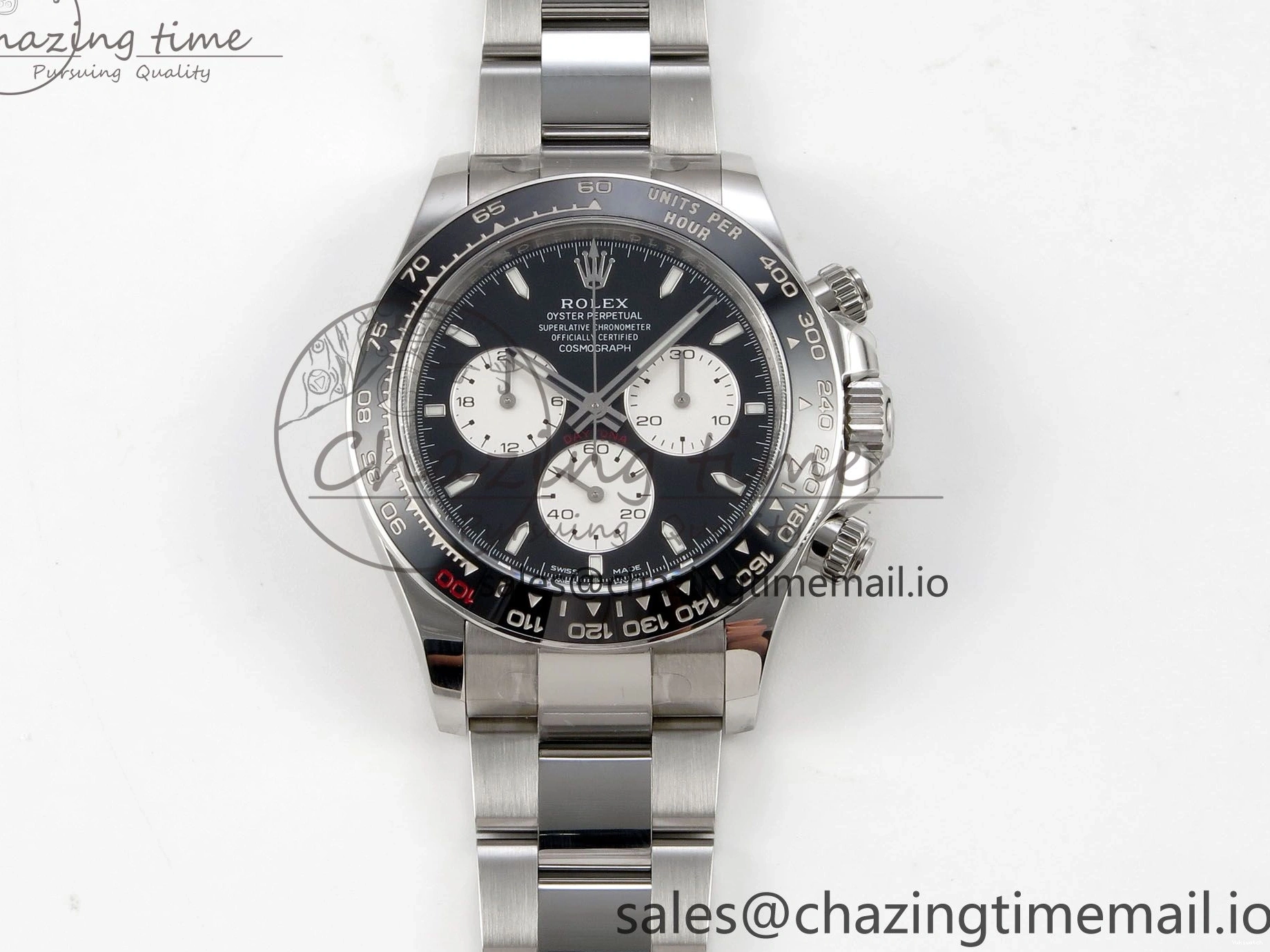 Dial 1:1 Daytona Bracelet Custom on Edition SS PPM4132 904L Le 126529 Modded Best  White Mans CLEAN Custom 0119